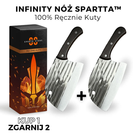 (KUP 1, ZGARNIJ 2) NÓŻ INFINITY SPARTTA™ • 100% RĘCZNIE KUTY